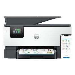 HP 4V2N0B OfficeJet Pro 9120b Impresora Multifunción Profesional 4-en-1 Inyección Tinta Color WiFi Dúplex ADF 20ppm Bandeja 250 hojas Cemento