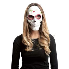 1/2 day of the dead latex mask one size 1/2 day of the dead latex mask one size