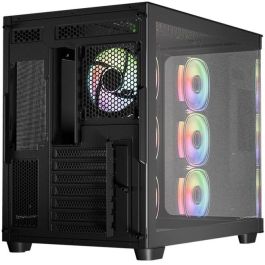LC-Power Midi Tower 8001B Pro-Storm Dark Negra Vidrio Templado Gaming ATX ATX, micro ATX, Mini-ITX