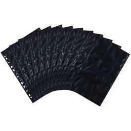 HERMA Fundas para fotos 90 x 130 mm horizontales negras 10 unidades
