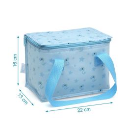 KioKids Bolsa Térmica Dino Azul Colección Dolci Amici 20x15x15cm