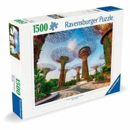 Ravensburger 12001396 Rompecabezas 1500 piezas, Jardín Bahía Singapur, premium, a partir de 14 años