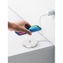 eSTUFF Cargador inalámbrico magnético QI2 15W para iPhone MagSafe y Android con cable USB-C