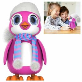 Pingüino interactivo colores rosa o azul. adopta y cría a tu propio pingüino con mas de 20 emociones y reacciones.25 cm - modelos surtidos