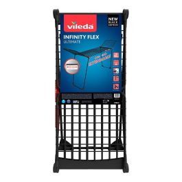 Vileda Infinity Flex Ultimate Tendedero extensible Negro mate, extensible hasta 2 m, 30 m de tendido Precio: 66.89000032. SKU: B18F8WDELL