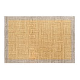 DKD Home Decor Alfombra Urban de Poliéster Amarillo 230x160 cm con 0.7 cm de Grosor y 600 gsm