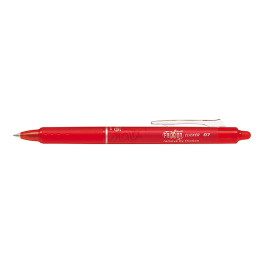 Pilot Bolígrafo Tinta Borrable Frixion Clicker 0.7 Rojo Retráctil