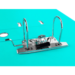 Liderpapel Documenta Archivador de Palanca Folio Verde Claro 75 mm con Compresor