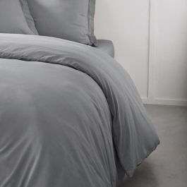 Today TOD3574643505040 Cubierta de Edredón Esencial 100% Algodón, 220x240 cm, Para 2 Personas, Color Acero