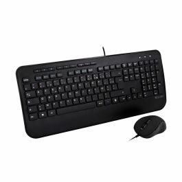 Teclado y Ratón V7 CKU300FR Negro Francés AZERTY Teclado y Ratón V7 CKU300FR Negro Francés AZERTY