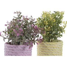 DKD Home Decor Planta Artificial Decorativa Variedad Colores (Rosa, Amarillo, Verde), Material PE EVA, 15x17x15 cm, Pack 12 Unidades DKD Home Decor Planta Artificial Decorativa Variedad Colores (Rosa, Amarillo, Verde), Material PE EVA, 15x17x15 cm, Pack 12 Unidades