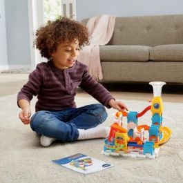VTECH Marble Rush Marble Run Juego de Descubrimiento XS100 para Niños 4 Años+ con 30 Piezas y 3 Bolas