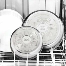 Batería de Cocina Tefal L897SB74 Negro Rojo Acero 11 Piezas