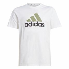 Camiseta de Manga Corta Unisex Adidas Essentials Blanco Precio: 25.5794. SKU: B16J72R5BZ