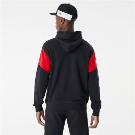 Sudadera con Capucha Unisex New Era NBA Colour Insert Chicago Bulls Negro