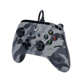 Enhanced Mando Con Cable Xbox Camuflaje Gris POWER A 1525943-01