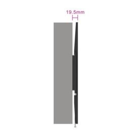 EWENT EW1503 Soporte de Pared Fijo Ultra Delgado para TV 37-70 Pulgadas (94-178cm) VESA 200x200-600x400, 19.5mm, 35kg, Negro