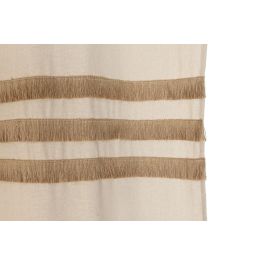 DKD Home Decor Cortina Cottage de Algodón y Yute Natural 260 x 140 cm (2 Unidades)