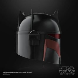 Hasbro AAANP00876 Casco Electrónico Premium Moff Gideon Star Wars The Black Series, con LED avanzados, Cosplay, +14 años