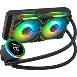 Keep Out XWC-240 PRO Kit Refrigeración Líquida 240mm ARGB con Efecto Espejo Infinito y Compatibilidad Universal Intel/AMD