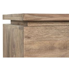DKD Home Decor Buffet Alpino Natural Gris Madera Sheesham con 2 Cajones, 4 Puertas y 2 Estanterías - Ancho 175 x Fondo 45 x Alto 72 cm