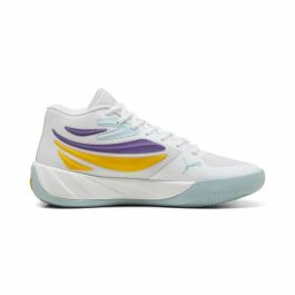 Zapatillas de Baloncesto para Adultos Puma Court Pro Blanco Amarillo Precio: 77.0044. SKU: B19ZPJ26EE