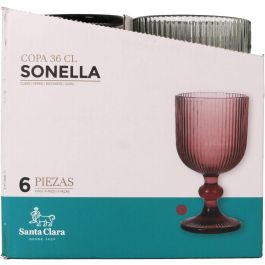 Santa Clara Copa Sonella 360 Cc Verde Ø9 x 16,5 cm (36 Unidades)