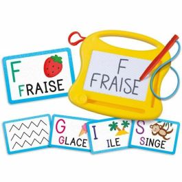 Lisciani Giochi LIS8008324110742 Mini Pizarra Mágica Carotina para el Aprendizaje del Alfabeto