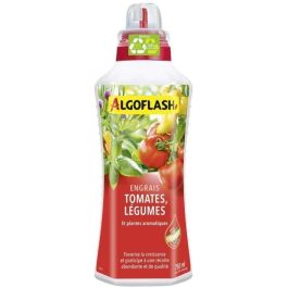 Algoflash Naturasol Fertilizante Líquido Completo Oligoelementos para Tomates, Hortalizas y Aromáticas 750 mL con Tapón Medidor. Ideal Huertas. Algoflash Naturasol Fertilizante Líquido Completo Oligoelementos para Tomates, Hortalizas y Aromáticas 750 mL con Tapón Medidor. Ideal Huertas.