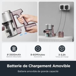 Eureka EUR1726232382587 Aspiradora sin Cable Plegable AK10 Pro - 29.000 Pa, 450 W, 82 dB