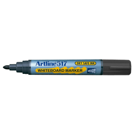 Artline EK-517 Rotulador Pizarra Negro Punta Redonda 2 mm Tinta Bajo Olor