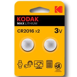 Kodak Pila de Botón Litio Ultra CR2016 - Alta Capacidad, Tecnología de Litio Precio: 4.94999989. SKU: B19SEVAF7Y