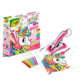 Súper ceraboli crayola unicornio neón ¡derrite la cera y crea tus dibujos en relieve! 29x7,5x30 cm