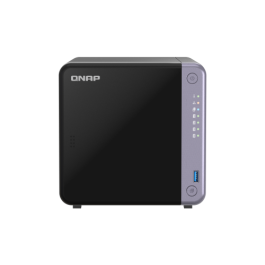 QNAP TS-432X-4G Servidor NAS Torre 4 Bahías 4GB DDR4, Procesador Alpine AL-524 4 Núcleos 2.0GHz, 10GbE SFP+, 2x2.5GbE, PCIe Gen3, QTS
