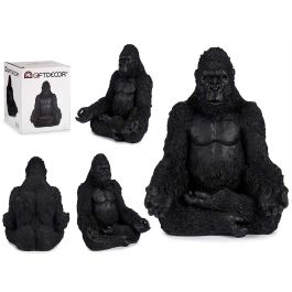 Gorila Manos Abiertas Negro Giftdecor 19x26.5x22 cm Resina (4 Unidades) Precio: 51.49999943. SKU: S3609575