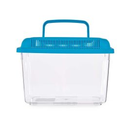 Mascow Pecera Mediana 24 cm x 17 cm Azul con Asa (Set de 12)