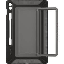 Samsung EF-RX610 Funda Outdoor Cover para Galaxy Tab S9 FE+ 10.9", Resistente a Golpes y Rayones, Negro Titan