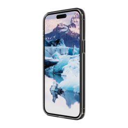 dbramante1928 Greenland Funda Protectora Transparente para iPhone 15 Pro, Fabricada con Plástico Reciclado y Compatible con Carga Inalámbrica