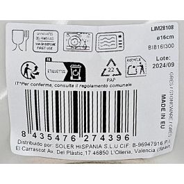 La Mediterranea Bol Limoi 16 cm Iberica Brillo (24 Unidades)