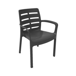 Ipae Progarden Silla Borneo Negro Resina Apilable para Uso Doméstico Precio: 34.95000058. SKU: S7900730
