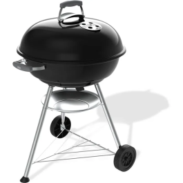 Weber Compact Kettle Barbacoa de Carbón - Negro - 57 cm, Acero Esmaltado, Ventilación, para 9 Cubiertos Precio: 160.49999988. SKU: B1JCJ3XH7M