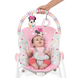 Transat Bright Stars Disney Baby Minnie - Evolutif - 2 Posiciones de inclinación - 61 x 86 x 71 cm - Multicolor rosa - nacimientos