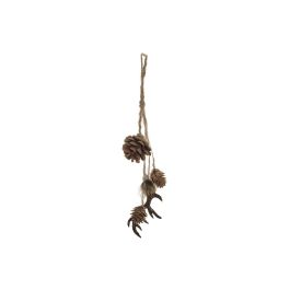 DKD Home Decor Decoración Colgante Navidad Alpina Piña Cuerno Marrón 6x6x30 cm (12 Unidades) Precio: 16.53102. SKU: B19WQSBJXR