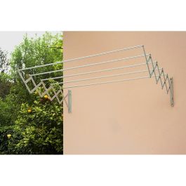 Fepre Tendedero de Pared de Aluminio Extensible con 2 Brazos y 5 Varillas, 120 cm de Espacio de Tendido, Alta Resistencia a la Oxidación Precio: 45.78999975. SKU: S7912771