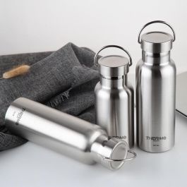 Thermosport Botella Termo de Acero con Asa, 420 ml, 18 cm de alto (6 Unidades) Thermosport Botella Termo de Acero con Asa, 420 ml, 18 cm de alto (6 Unidades)