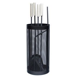 DKD Home Decor Chimenea Alpino Set de 4 Piezas Negro Acero Inox 11 x 51 x 2 cm Precio: 24.58999994. SKU: S3027979