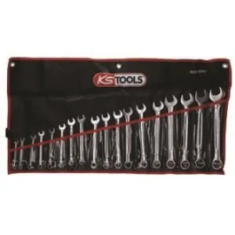 Ks Tools 922.0047 Juego de llaves combinadas métricas de 18 piezas de 6 a 24 mm en estuche Precio: 122.99002287. SKU: B1A5N29MNM