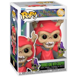 FUNKO Figura POP Disney El Caldero Negro Horned King With Creeper Vinilo 9cm