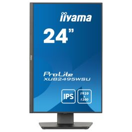 Iiyama ProLite XUB2495WSU-B7 - Monitor 24.1" WUXGA (1920x1200) IPS 75Hz 4ms - Altavoces, HDMI, DisplayPort, USB-C, Pivote, Negro