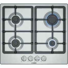 BOSCH - PGP6B5B90 - Mesa de gas - 4 quemadores - 7500W - L58,2cm x P52cm - Acero inoxidable Precio: 245.50000002. SKU: S7112432